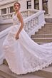 Andrea and Leo WL073 Scalloped Lace Hem Sweetheart Neck Bridal Gown