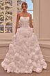Andrea and Leo WL092 Rosette Skirt Lace Corset Bridal Gown