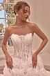 Andrea and Leo WL092 Rosette Skirt Lace Corset Bridal Gown