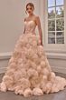 Andrea and Leo WL092 Rosette Skirt Lace Corset Bridal Gown