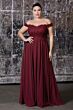 LaDivine 7258 Chiffon A-Line Scalloped Neck Evening Dress