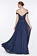 LaDivine 7258 Chiffon A-Line Scalloped Neck Evening Dress
