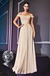 LaDivine 7258 Chiffon A-Line Scalloped Neck Evening Dress