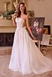 Andrea and Leo WL032 Illusion Side Removable Sleeve Wedding Gown