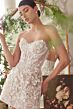 Andrea and Leo WL084 Sweetheart Neck Lace Short Bridal Dress