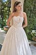 Andrea and Leo WL061 Scalloped Neck Basque Waist Bridal Gown