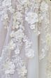 Andrea and Leo WL063 Plunging Neck A-Line High Slit Wedding Gown