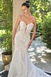 Andrea and Leo WL065 Illusion Bodice Removable Sleeve Bridal Dress