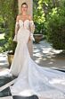 Andrea and Leo WL065 Illusion Bodice Removable Sleeve Bridal Dress