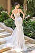 Andrea and Leo WL066 Illusion Lace-Up Back Mermaid Wedding Dress