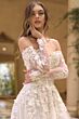 Andrea and Leo WL067 Victoria Long Sleeve Off Shoulder Wedding Dress