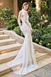 Andrea and Leo WL071 Sweetheart Neck Lace Topper Wedding Gown