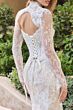 Andrea and Leo WL071 Sweetheart Neck Lace Topper Wedding Gown