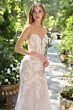 Andrea and Leo WL072 Plunging Neck Lace Wedding Gown