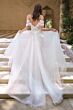 Andrea and Leo WL089 Off The Shoulder Basque Waist Bridal Gown
