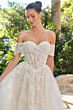 Andrea and Leo WL090 Basque Waist Off The Shoulder Wedding Gown