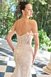 Andrea and Leo WL099 Lilith Court Train Floral Wedding Dress