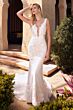Andrea and Leo A1072W Avery Plunging Neck Open Back Wedding Gown