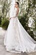 Andrea and Leo A1067WC Yvaine Long Sleeve V-Back Wedding Dress