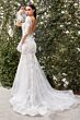 Andrea and Leo A1073W Scoop Back Illusion Sleeve Bridal Dress