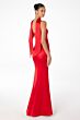 Astee T2012 Strapless Satin Slim-Flare Maid of Honor Dress