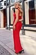 Astee T5000 Fitted Sleeveless Side Slit Maid of Honor Dress