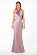 Astee by LaDivine T2005 Crisscross Halter Backless Bridesmaid Dress