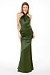 Astee by LaDivine T2005 Crisscross Halter Backless Bridesmaid Dress