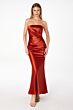Astee by LaDivine T2006 Drape Bodice Strapless Bridesmaid Dress