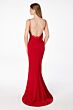 Astee by LaDivine T2008 Spaghetti Strap Cowl Neck Bridesmaid Dress
