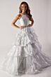 Ava Presley 38021 Tiered Skirt Halter Neck Mini Pageant Dress