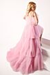 Ava Presley 38030 Feathered Top Tiered Skirt Mini Pageant Dress