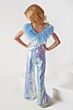 Ava Presley 38046 Flare Leg Sequined Mini Pageant Jumpsuit