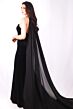 Ava Presley 27713 Cape Train Strapless Dress