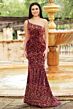 Ava Presley 27715 Tiered Overskirt Sequin Dress
