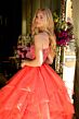 Ava Presley 28575 Beaded Top Ruffle Skirt Dress