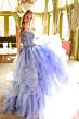 Ava Presley 28575 Beaded Top Ruffle Skirt Dress