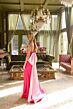 Ava Presley 29121 Back Bow Beaded Neck Mermaid Dress