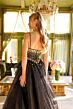 Ava Presley 29189 Open Slit Sweetheart Neck Dress
