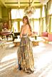 Ava Presley 29220 Halter Neck Pleated Metallic A-Line Dress