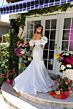 Ava Presley 29243 Removable Sleeve Beaded Mermaid Dress