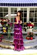 Ava Presley 29263 Front Cutout Tiered Skirt Pleated Dress