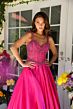 Ava Presley 29521 Sweetheart Neck Taffeta A-Line Dress