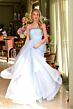 Ava Presley 29524 Ruched Bodice Strapless Tulle Dress