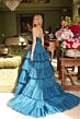 Ava Presley 29529 Ruffle Skirt Strapless Beaded Neck Dress