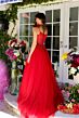 Ava Presley 29530 Beaded Sweetheart Neck Basque Waist Dress