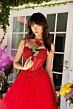 Ava Presley 29530 Beaded Sweetheart Neck Basque Waist Dress