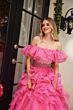 Ava Presley 29533 Off-The-Shoulder Ruffle Skirt Dress