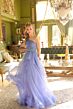 Ava Presley 29534 Strappy Back Beaded Waist Dress