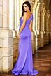 Ava Presley 38867 Beaded Shoulder Side Ruched Dress